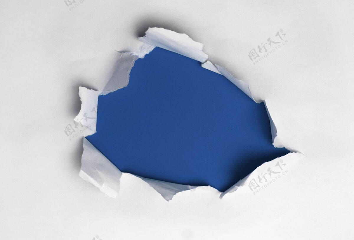 表面蓝底白纸最小蓝色纸张