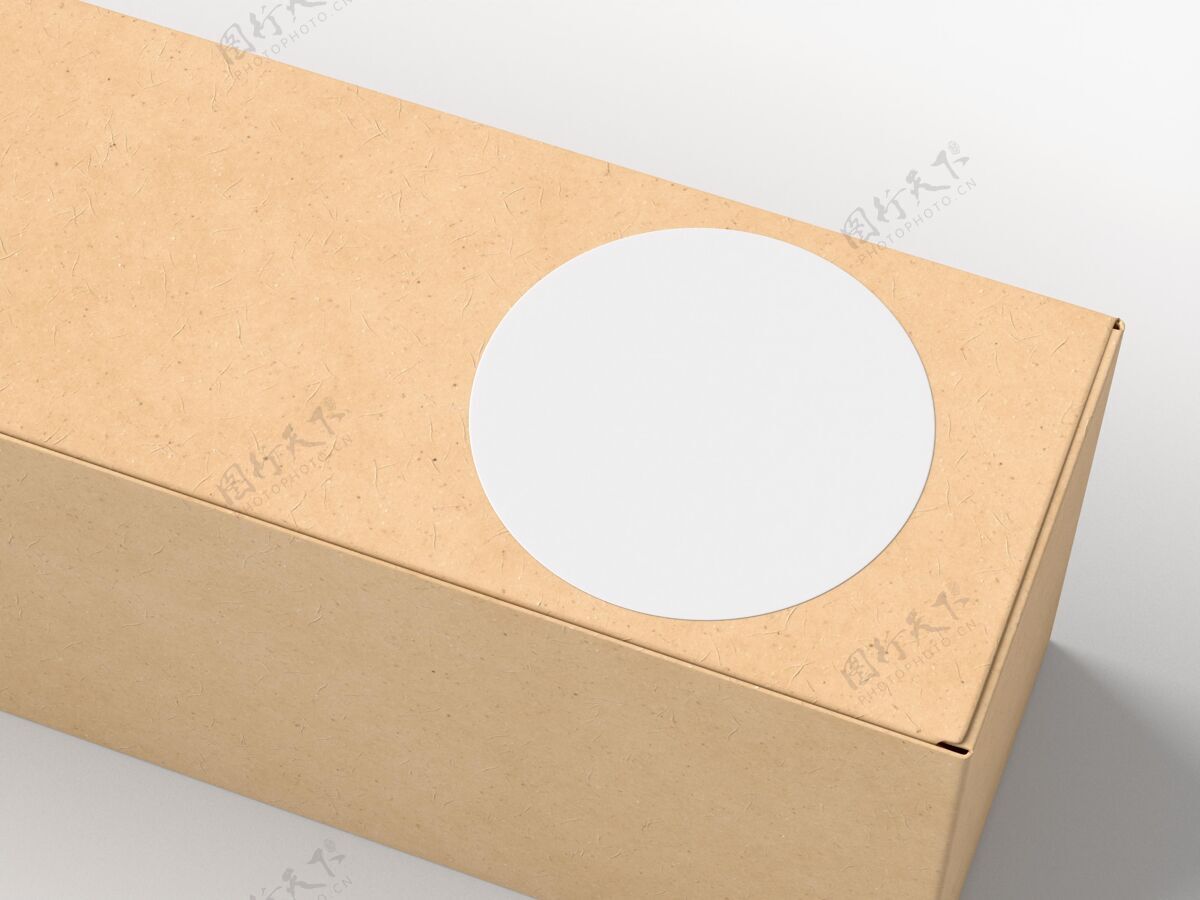 标签纸板箱与贴纸模型盒子模型贴纸纸板盒
