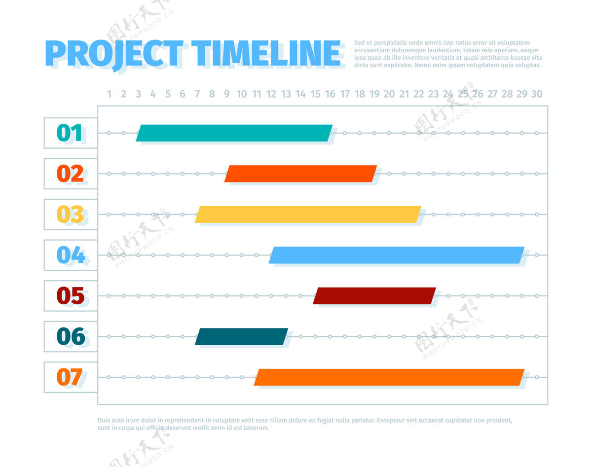 结构项目schedule.agenda项目管理时间表的日期日程顺序流程图