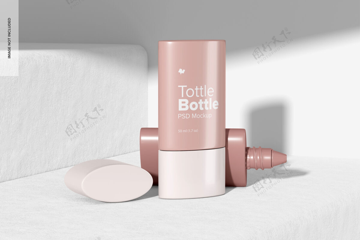 化妆品Tottle瓶子模型模型包装瓶子