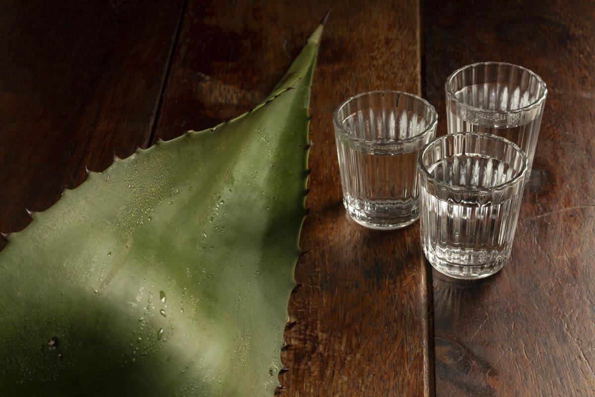 酒美味的mezcal饮料成分成分玻璃传统