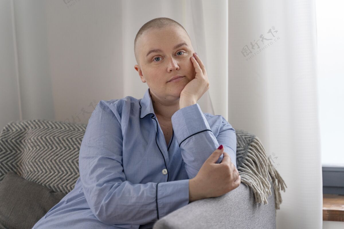 疾病美女抗击乳腺癌支持意识护理