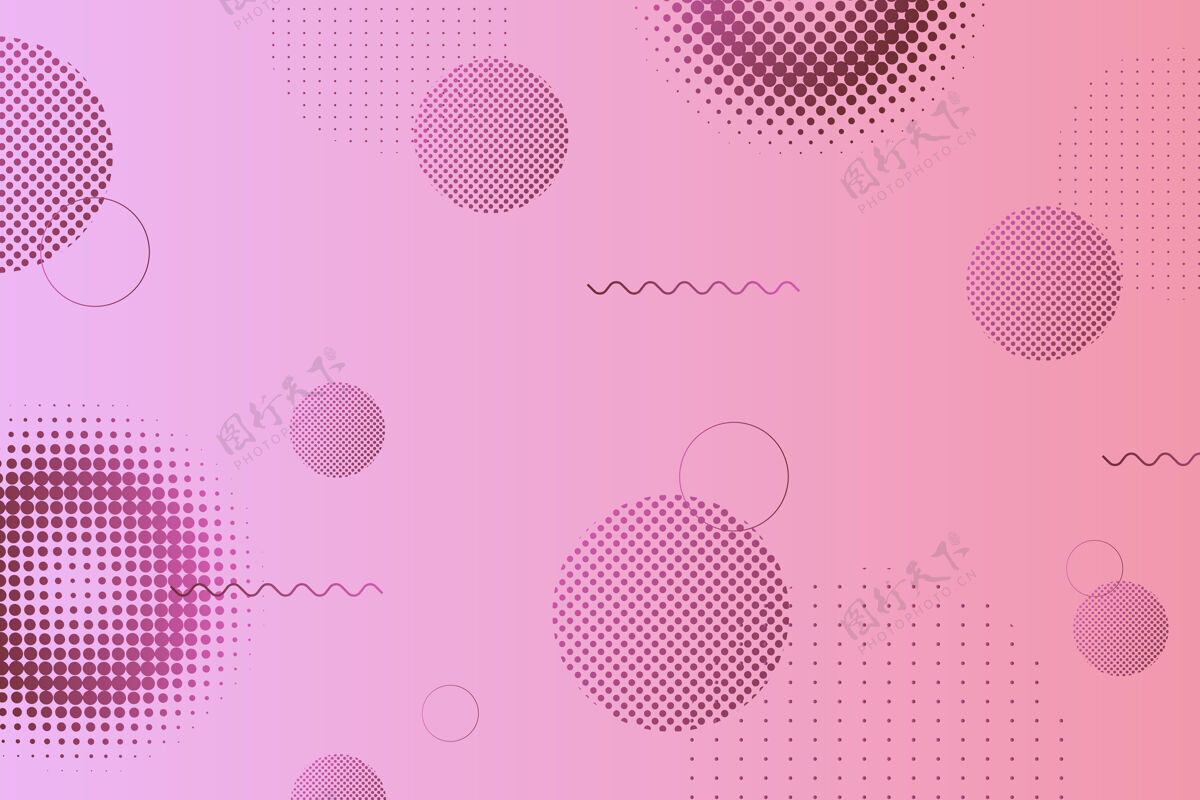 几何粉色孟菲斯图案背景抽象背景孟菲斯元素