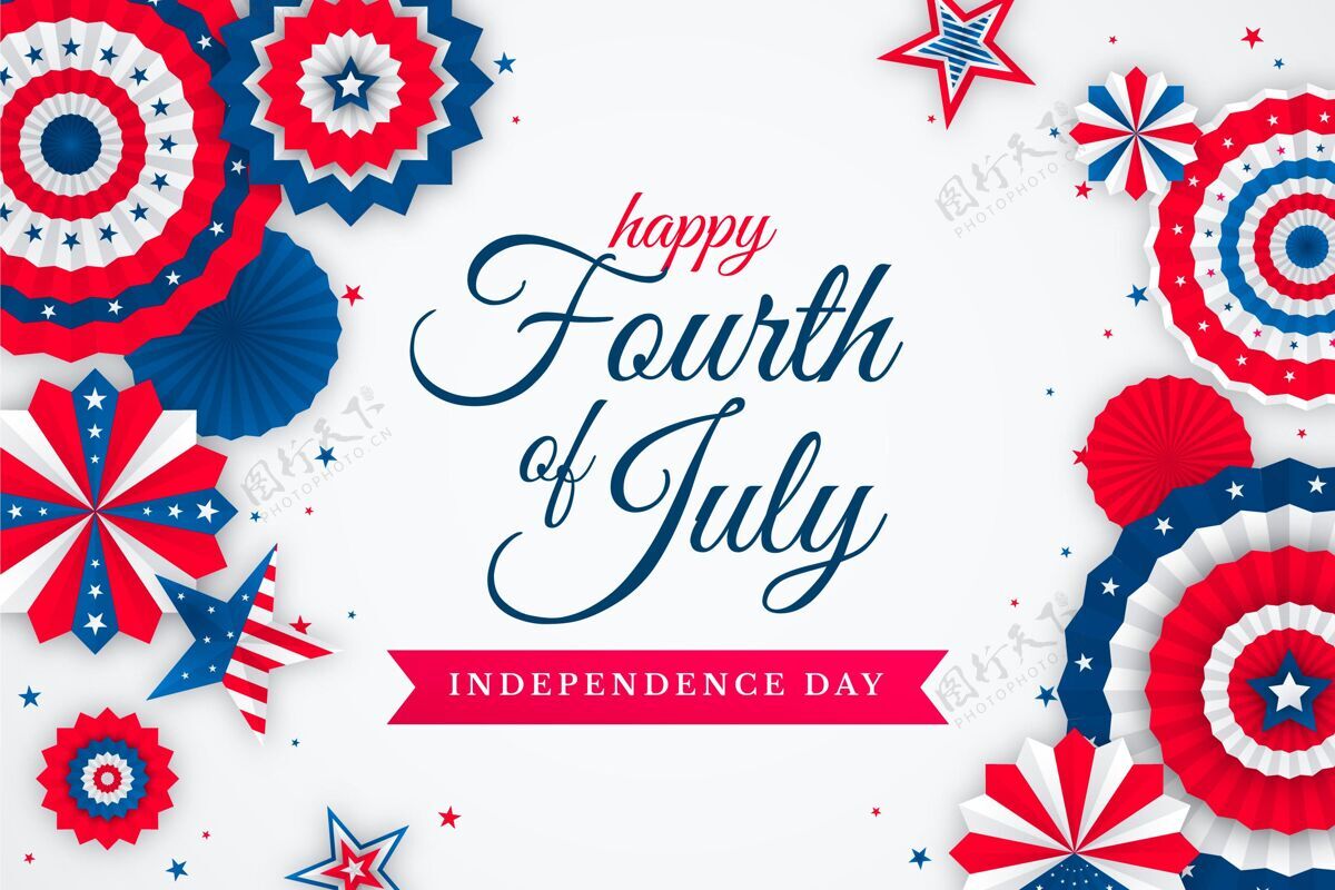 7月4日真实的七月四日-独立日插图7月4日快乐庆祝美国