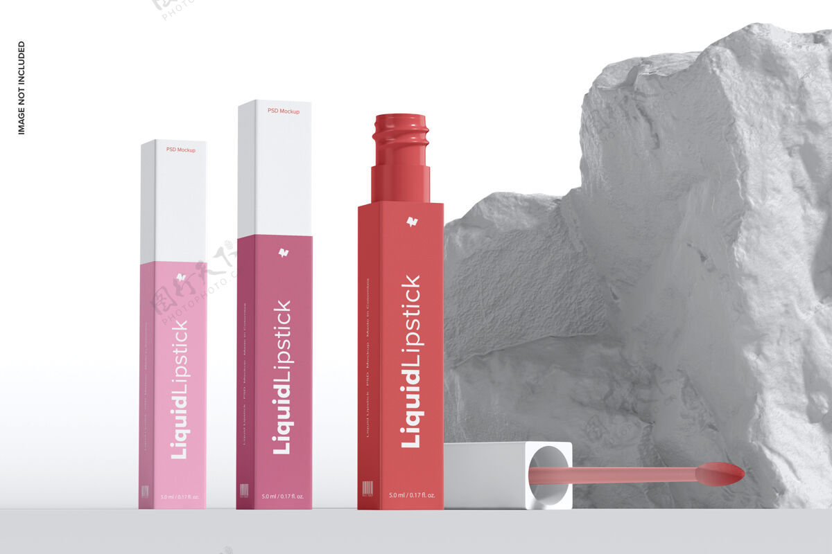 化妆液体唇膏管模型品牌唇膏唇膏