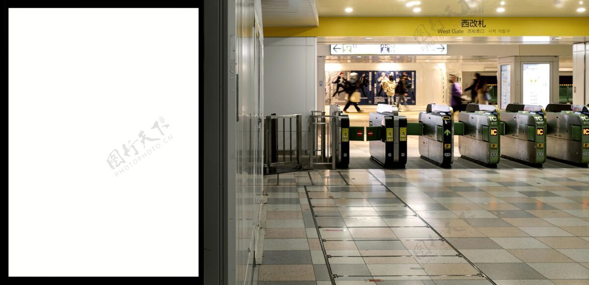 日本日本地铁系统乘客信息显示屏地铁信息火车站