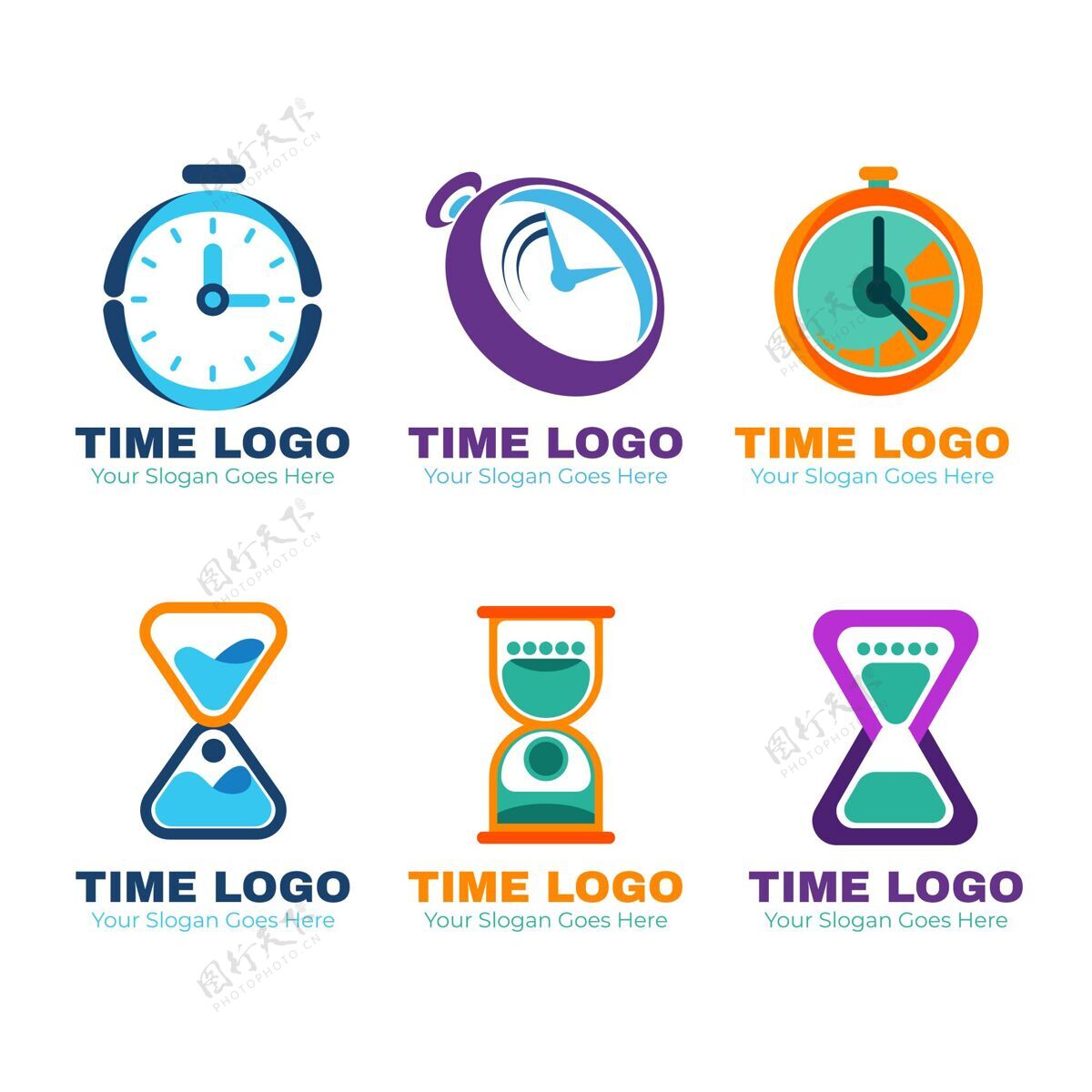 企业平时间标志收集企业标识公司标识时间标识