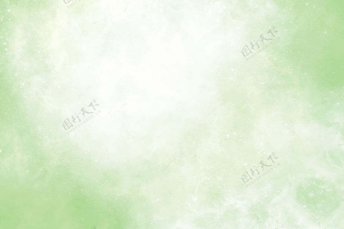 有机绿色星云手自然画框