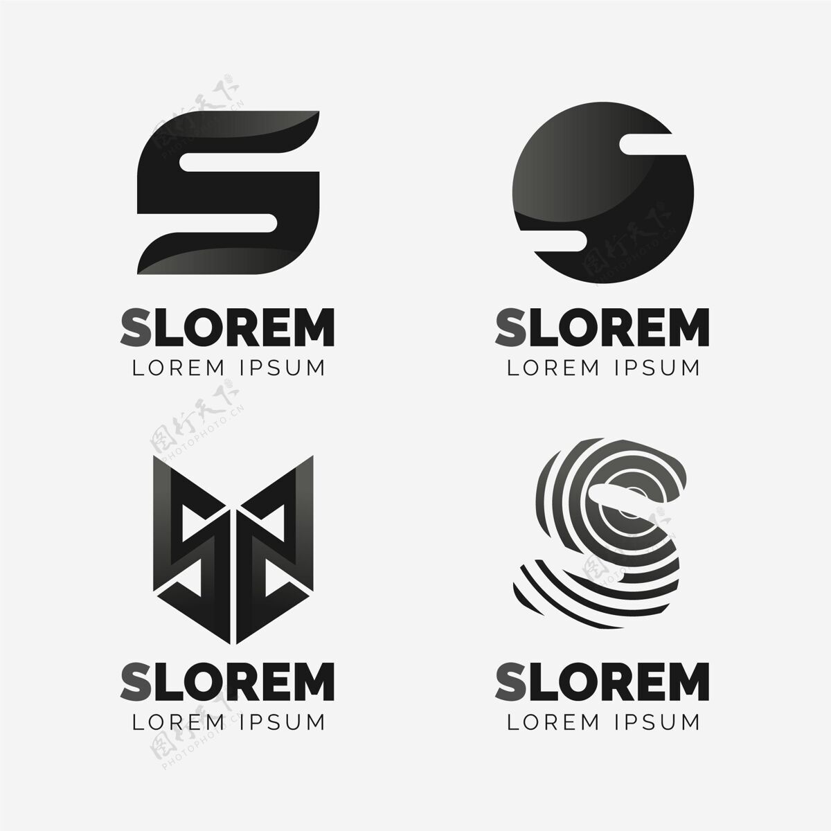 收集平面设计s标志系列企业标识品牌S标志
