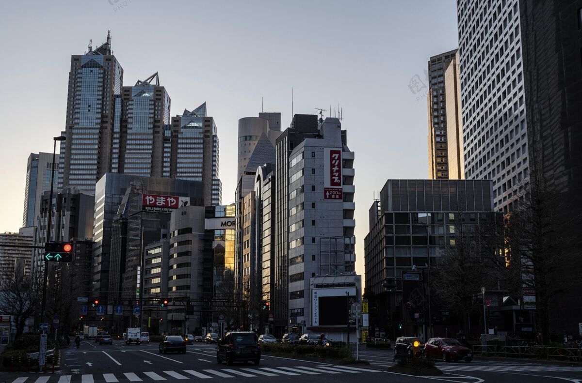 发展日本的城市景观户外水平未来