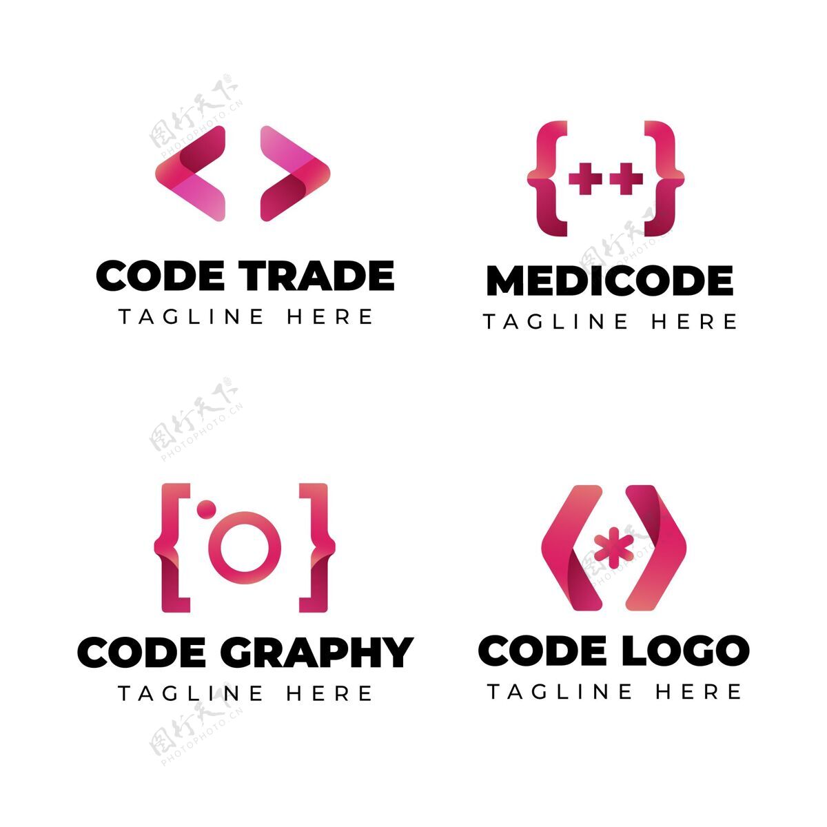 标志现代代码标志集企业标识公司包装