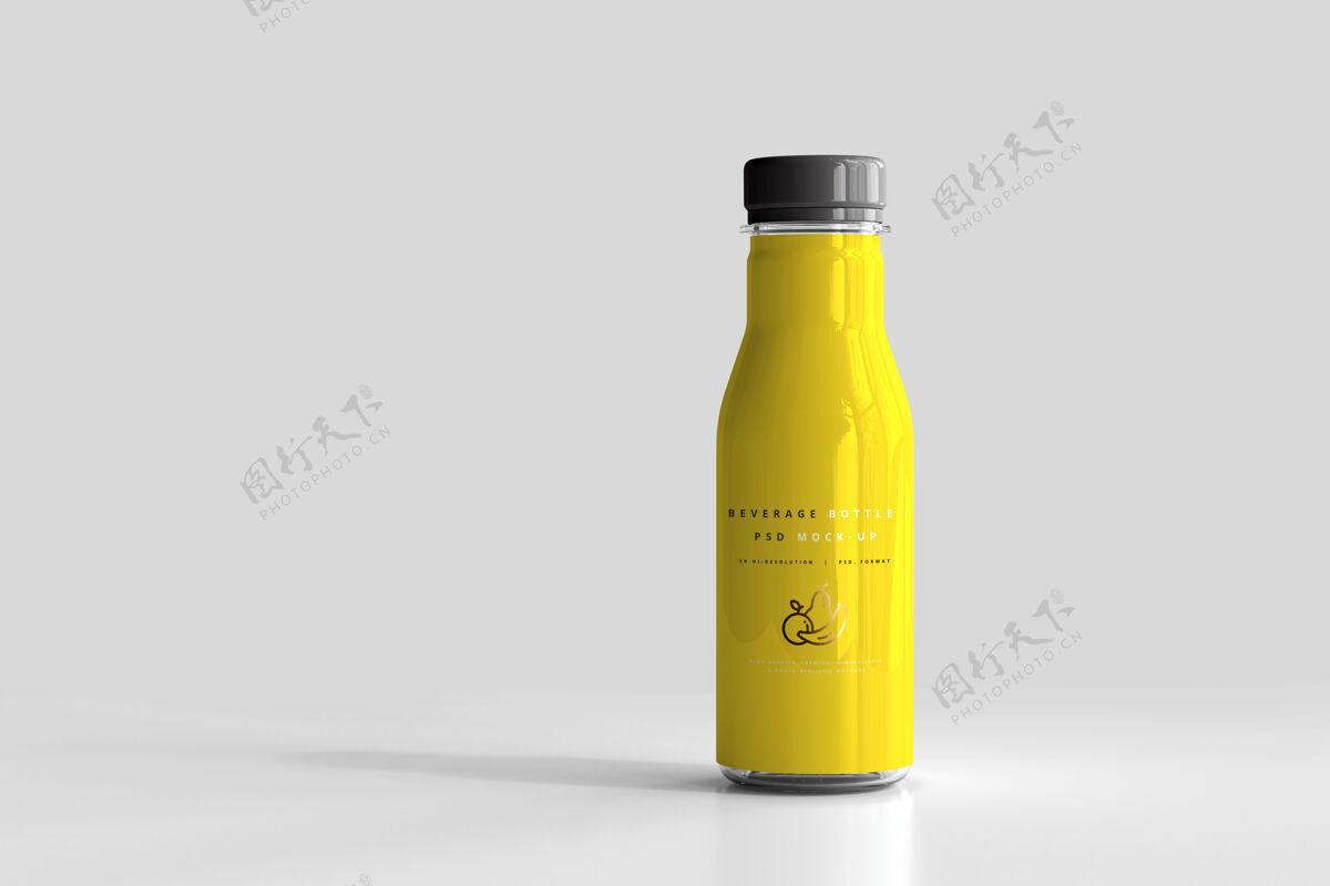 专业饮料瓶模型市场营销果汁玻璃