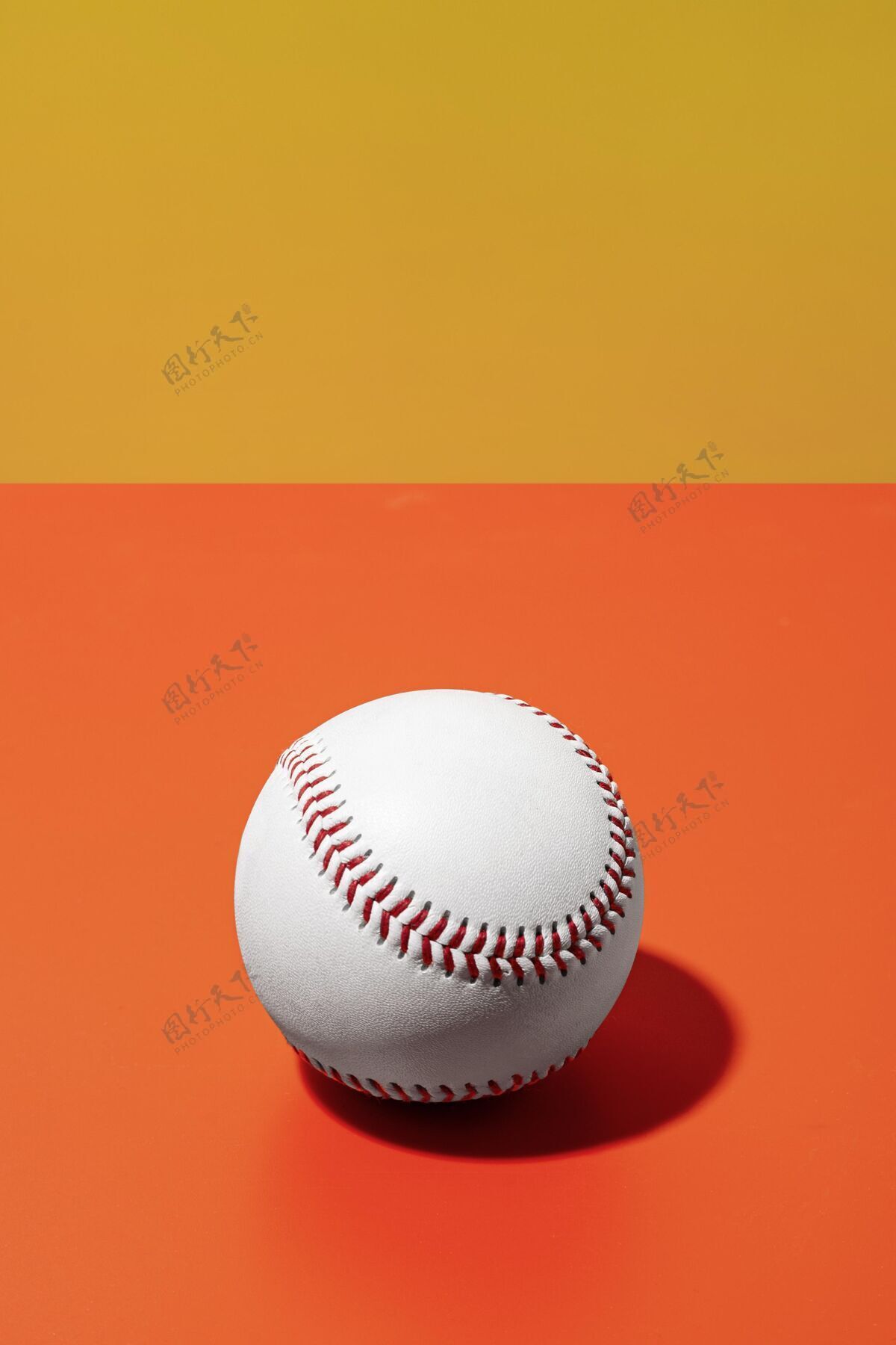活动高角度的棒球与复制空间冠军复制空间运动