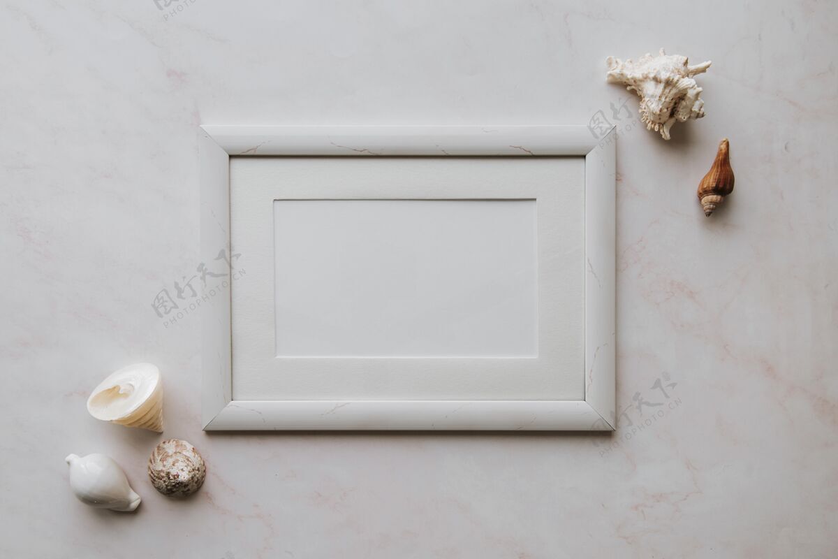 边框美丽的空白框架概念现代装饰空白