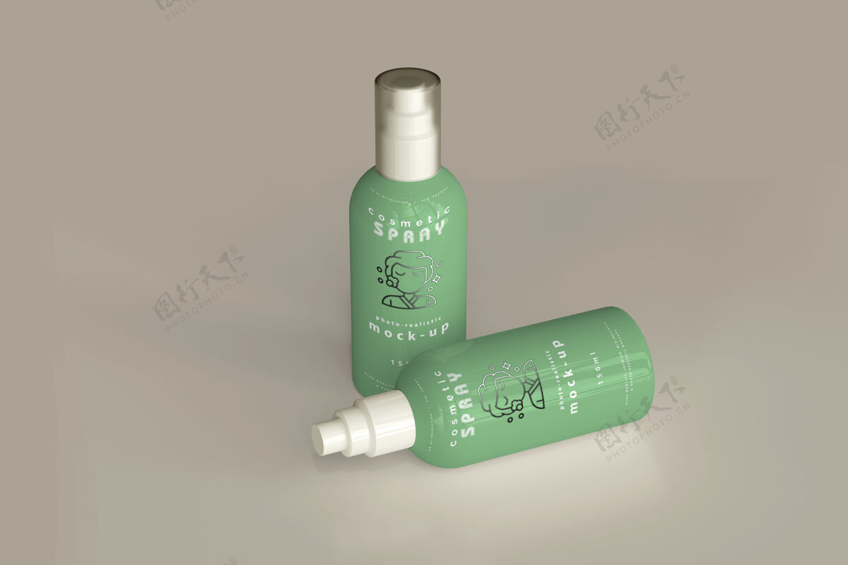 渲染喷雾瓶模型香水瓶子香水瓶