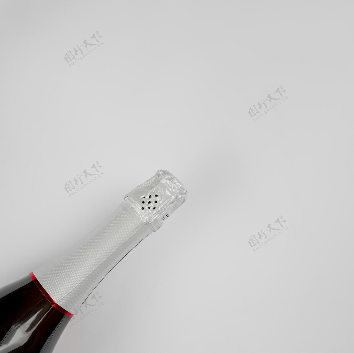 新带模型的香槟瓶饮料复制节日